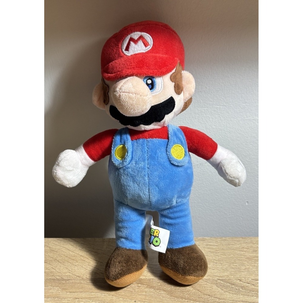 Nintendo Super Mario Bros. Mario Plush 12 inch 2019 Stuffed Gaming